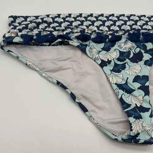 OndadeMar Lotto Banded Bikini Bottoms Size Large Blue
