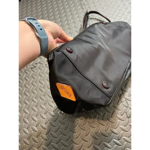 MZ Wallace MZ Wallace Black Nylon Coated Canvas Satellite Britt Tote Bag Purse
