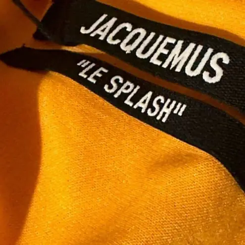 Jacquemus Passio crepe Orange button up shirt size 6