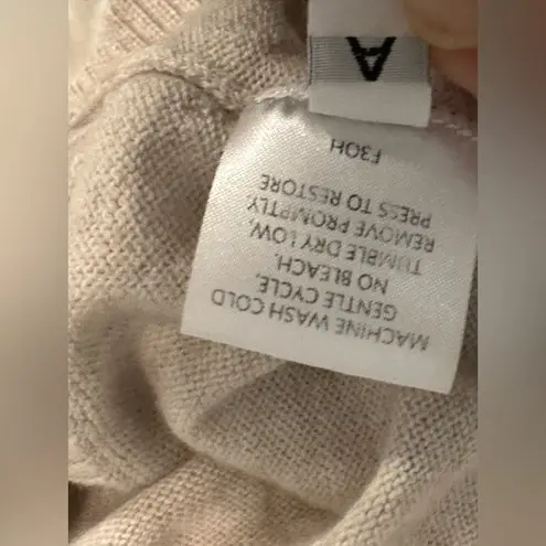 Eileen Fisher  Open Front Organic cotton Cardigan Oatmeal Sz M