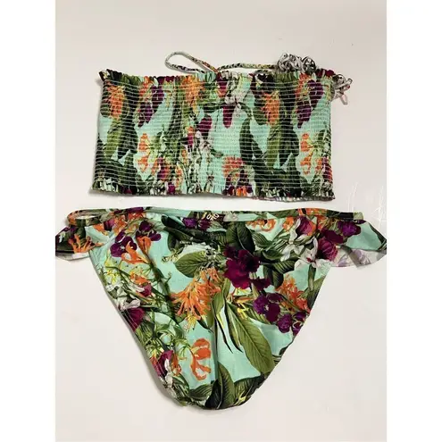 PilyQ New. PQ floral bikini set. Size small. Retails $148