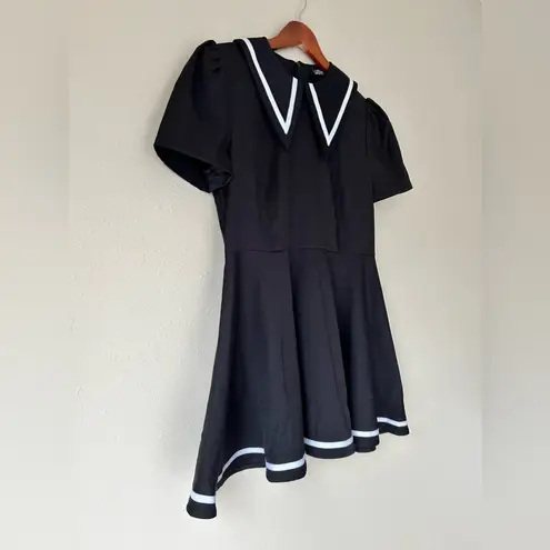 Dolls Kill Widow Miss Your Hexes Black Sailor Dress Size Large