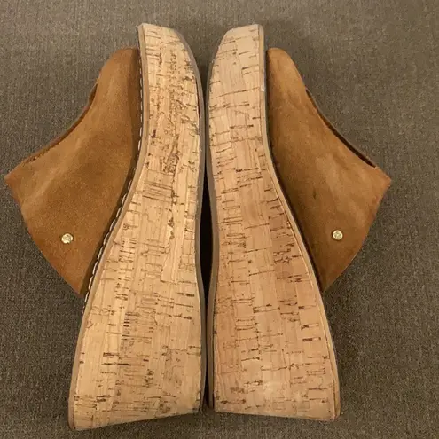 Sam Edelman  Ranger cork wedge slides size 7.5