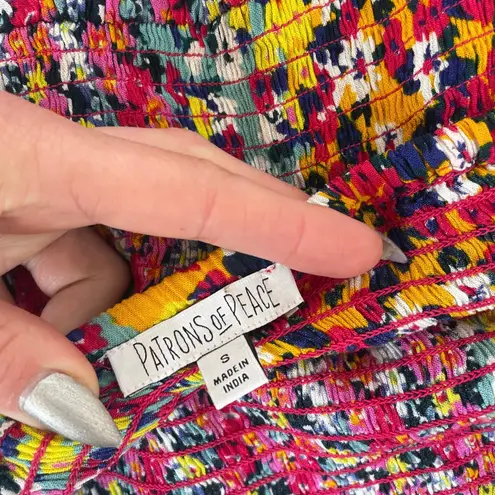 Patrons of Peace Carmar & Raw Hem Skirt & Ruffle Floral Halter Top Bundle Size S