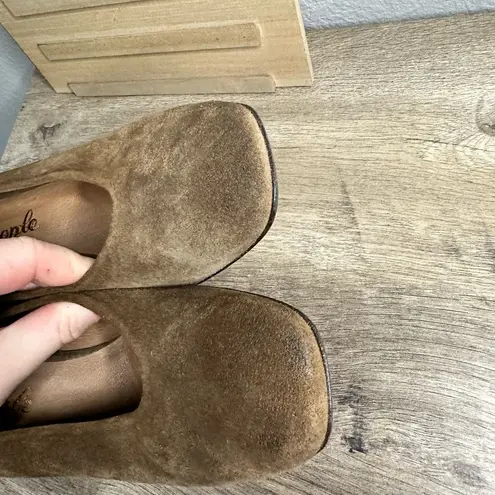 Free People  Women’s 38 Take Heart Suede Block Heel