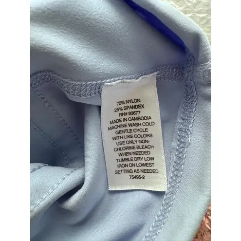 Arizona Jeans Arizona Jean Co Light Blue Scoop Neck Sleeveless Sports Bra Womens XL Athletic