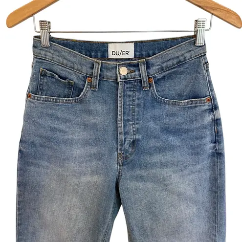 Du/er High Rise Arc Button Fly Tapered Performance Jeans Style WFMR5318 Size 26