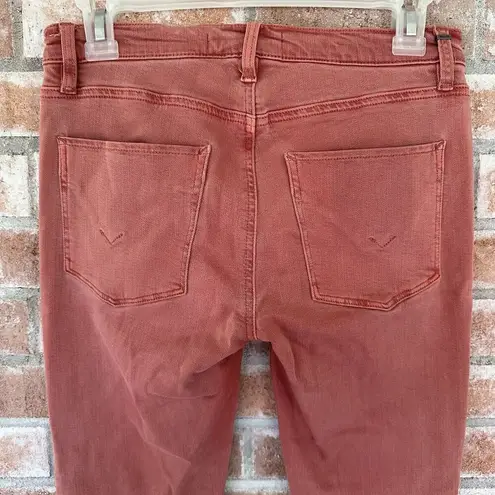 Hudson Nico Super Skinny Jeans Size 27 Red Dusty Rose