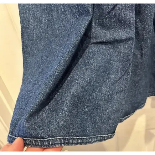 Vintage Sasson Denim Skirt‎ Women’s 26” Waist Midi Classic Blue Pockets Modest