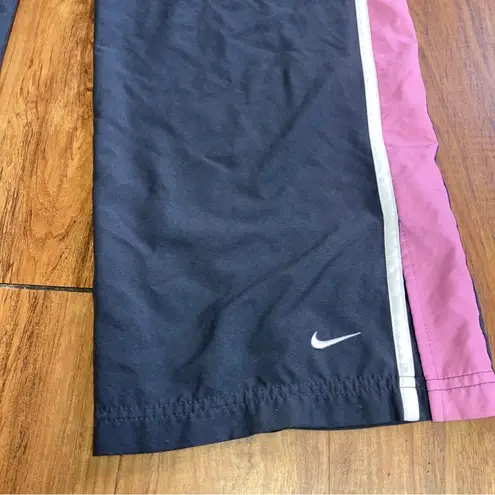 Nike  womens pink & gray track pants large