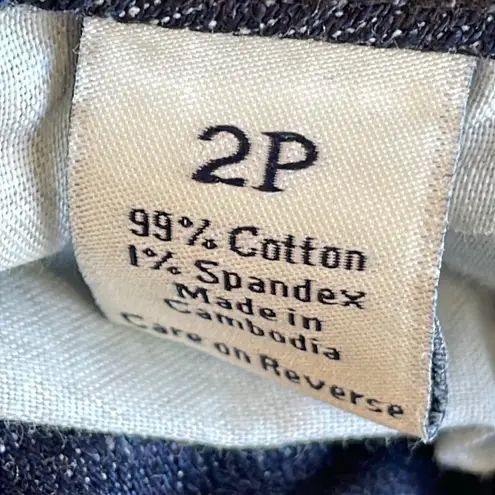 Simply Vera, Vera Wang Vera Wang Midnight Blue Straight Leg cropped Jeans