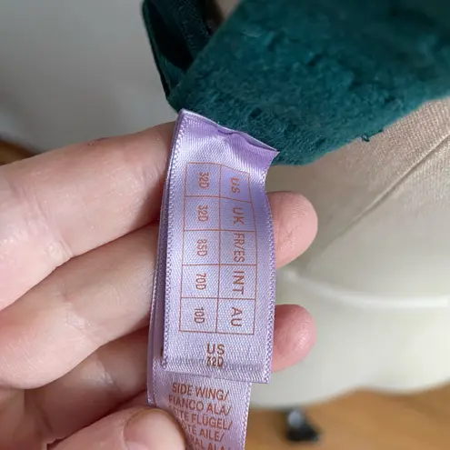 Savage x Fenty Shining Star Embroidered Half Cup Plunge Bra- Multi- 32D- NWT