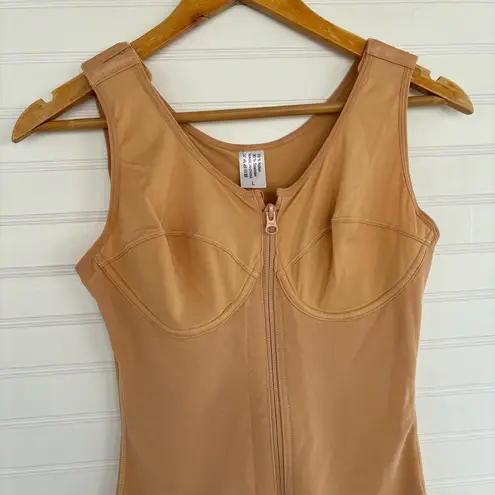 Women's Full Bodysuit Slimming Shaper Size Large Tan