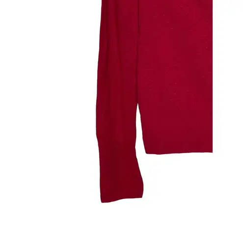 Sparrow Anthropologie Women Cardigan Sweater Chiffon Bow Polka Dot Red Size XS