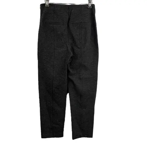 Kit And Ace Gray Pant High Waist Straight Leg Ponte Knit Womens Size 4