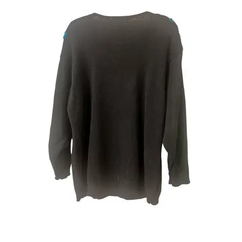 Retro vintage 90’s sequin sweater from Work in Progress sz 18/20 Black