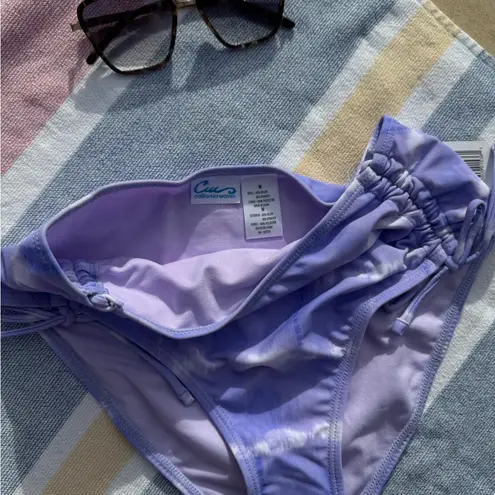 California Waves NWT, Women, , High Waisted Bikini Bottom, Tie-dye, Sz M