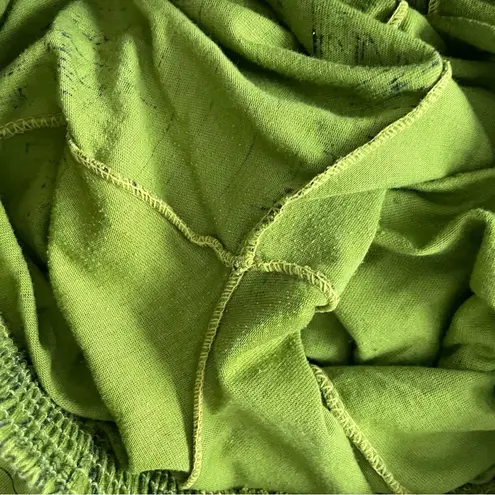 Vintage Michael Carrie Pants Lounge Buildings Art To Wear Lagenlook Green Black Size L