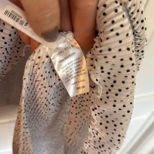 Nothing Fits but pleated cap sleeve dress maternity White Size M