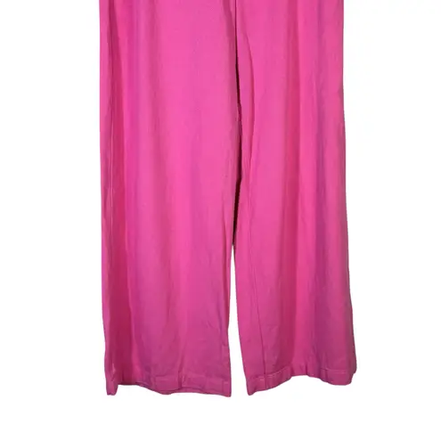 House of Harlow 1960 Wide Leg Pants Womens 10 Pink High Rise Retro Chic Barbie