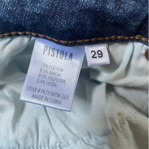 Pistola Womens Blue Denim Mid Rise Modern Slim Skinny Classic Jeans | Revolve 29