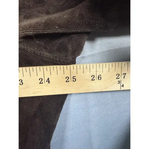 Michael Kors Hoodie Womens 3X Brown Velour Full Zip Gold MK Logo Sweatshirt Size undefined