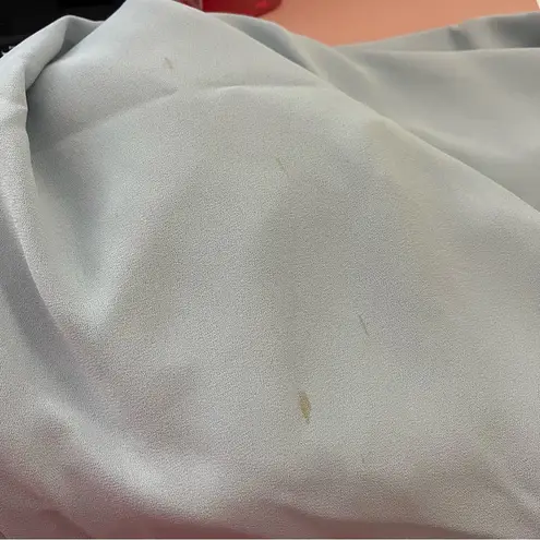 Donna Morgan Vtg 90s Faux Two Piece Sheath Dress Embellished Waist Light Blue 6