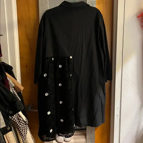 Black and White Floral Dress Size L