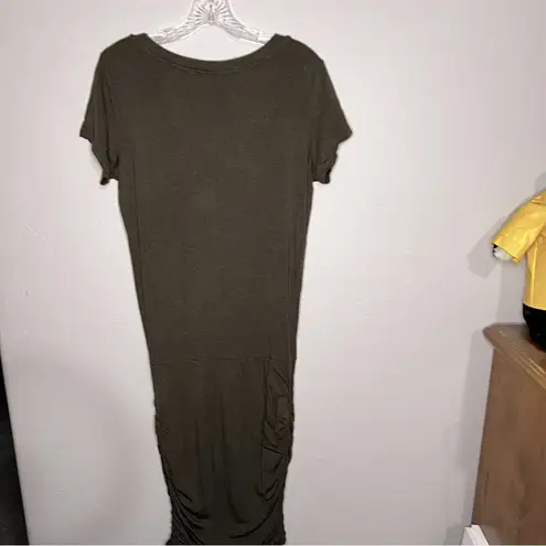 prAna Foundations Outdoors Olive Heathered Dress