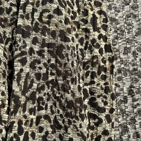 Apt. 9 Cheetah print cardigan