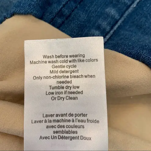 Motherhood Maternity Indigo Blue Cutoff Jean Shorts S