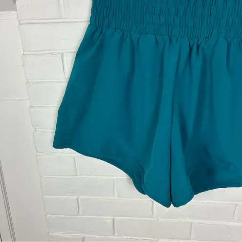 Five The Label Teal High Rise Active Shorts Size L Green Size L