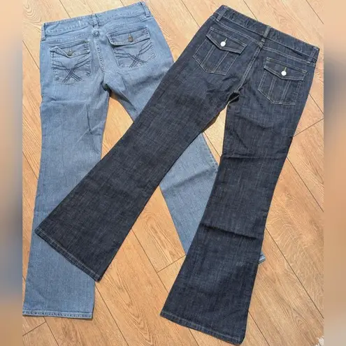 Gap Lot 2  Jeans Womens 6 Curvy Fit Bootcut Boot‎ Cut Leg Denim Bundle - Image 4