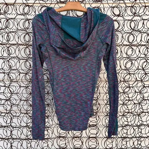 REI long sleeve hooded thermal base layer long sleeve top XXS Purple