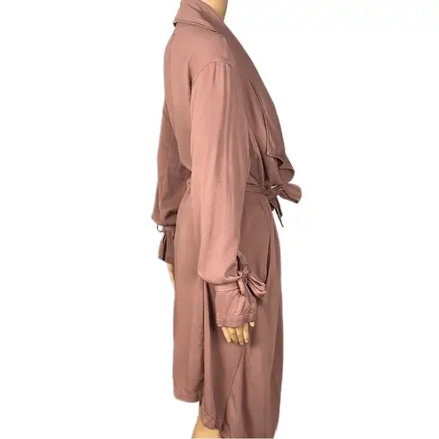 THREAD+SUPPLY “Emrata Duster”, lightweight open jacket w/POCKETS. Medium. EUC Pink