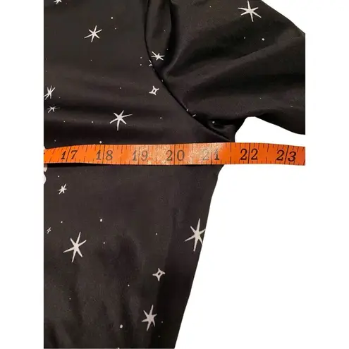 FancyQube Black Cat Hoodie Moon Pentagram Goth Gothic Punk Grunge Witch Occult