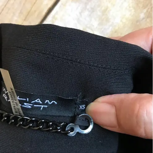 William Rast Military Blazer Black Size XS Double Breasted Coat Jacket Career - Image 6