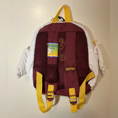 Rare NWT vintage Harry Potter Hedwig Owl Backpack Flapping Wings Flipeez Bag White