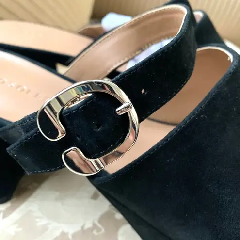 Aerosoles NEW Cosmic Suede Leather Platform Sandals in Black