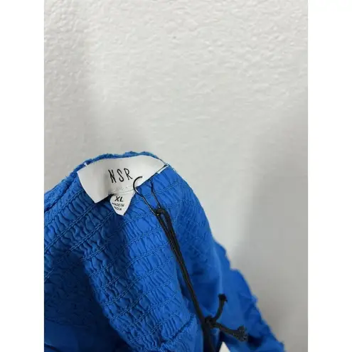 Nsr Eyelet Tie Strap Midi Dress