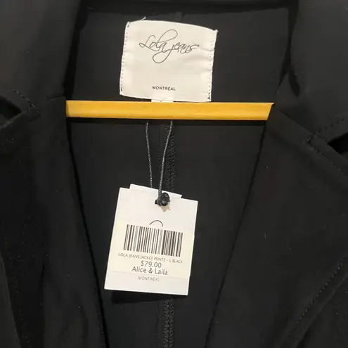 Lola Jeans Black Ponte Jacket Blazer