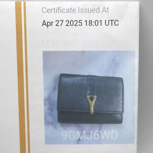 YSL Y Line Compact Wallet Wallet