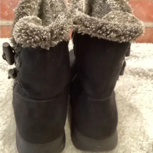 Lauren Blakwell Payton womens black winter boots size 7