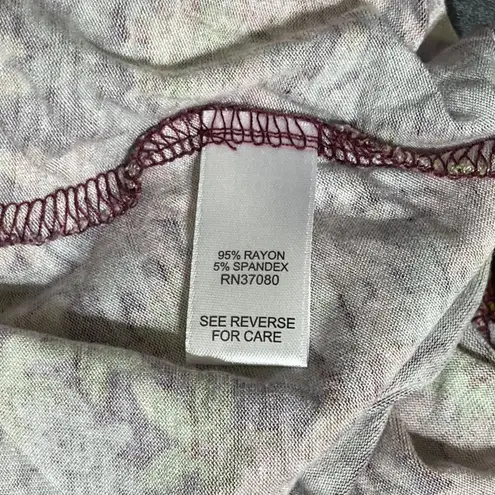 Est. 1946 Tunic Top Knit Fall Colors Floral Size 18/20 Long Sleeve Rust Pink