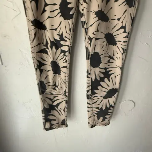 Bleulab Reversible Skinny Jeans Floral Beige Black Print Size 28 Y2K Statement