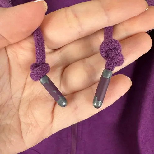 Beyond Yoga Beyond The Bump Full Zip Hoodie Jacket Size Small Purple Activewear