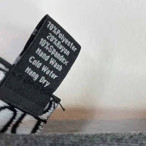 Clara Sun Woo Sunwoo Side Twist Long Sleeve Top Red Black Paint Stroke XL new Multiple