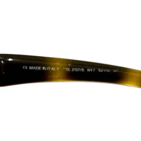 YSL Yves Saint Laurent Wrap Tortoise Sunglasses 2137/S Made in Italy