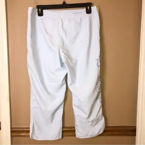 Nike ACG Straight Leg Cropped Athletic Pants Baby Blue Womens 8 Y2K