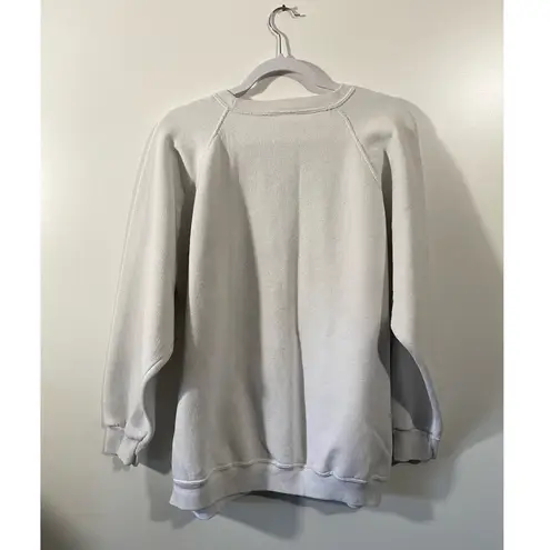 Vintage 90s Dirty Dancing Farm Animals Puffy Graphic Sweatshirt One Size White Size XL